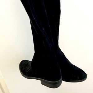 Black Knee High Boots